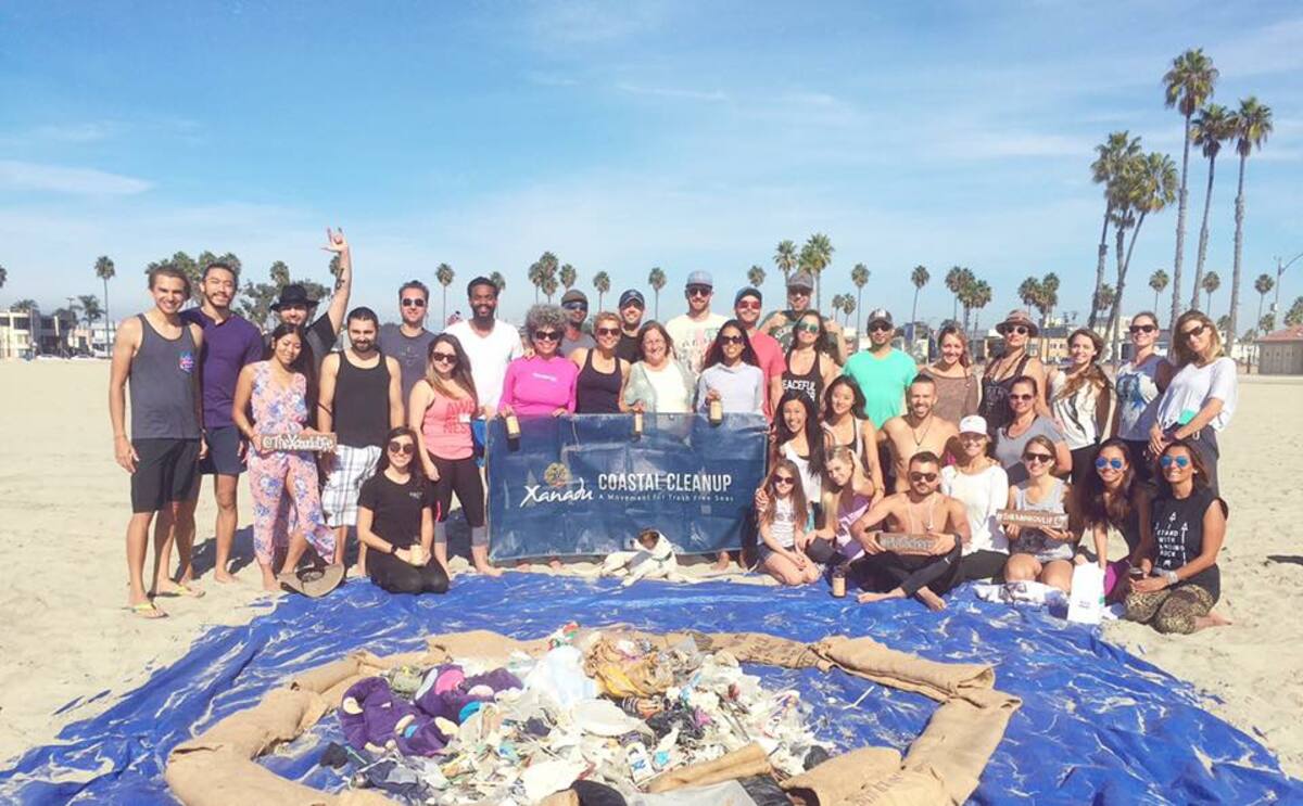 Xanadu Coastal Cleanup / Santa Monica Banner