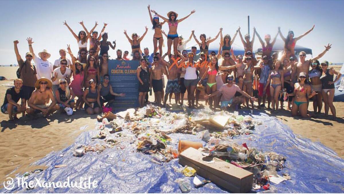 Xanadu Coastal Cleanup / Santa Monica 2016 Banner