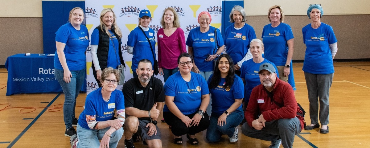 Mission Valley Evening Rotary Club Banner