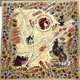 SJCEC Wildrag Scarf - Featuring Iconic San Juan Capistrano Landmarks & Barns in Neutral / Gold