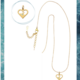 Blue Heart Necklace 