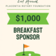 Breakfast Sponsor